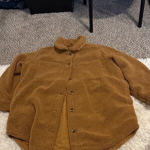 Old Navy Brown Teddy Jacket